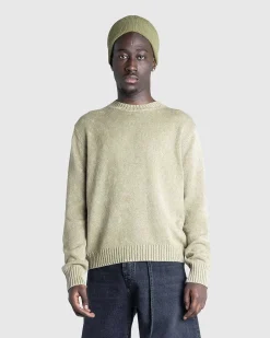 Acid Wash Jumper Olivengron