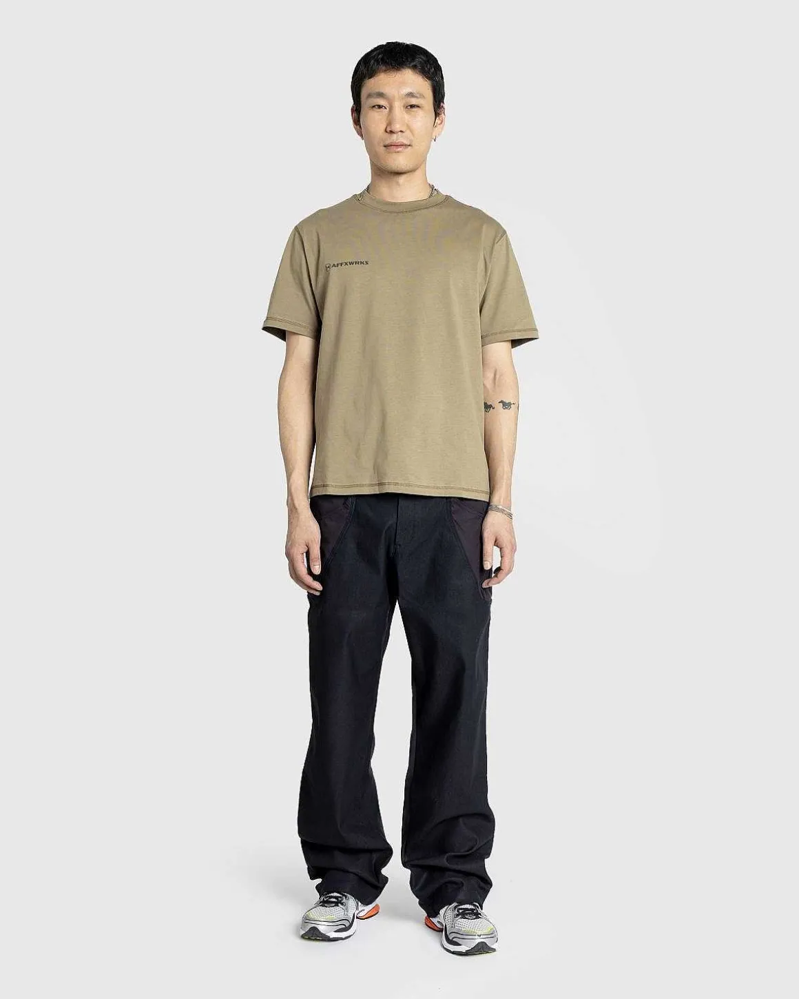 Affxwrks T-Shirt Desert Green