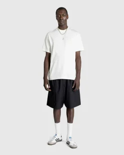 Afslappet Ss Tee Hvid