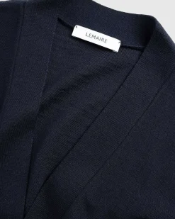 Afslappet Twisted Cardigan Dark Navy