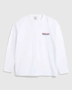 Akvarel Langaermet T-Shirt Hvid