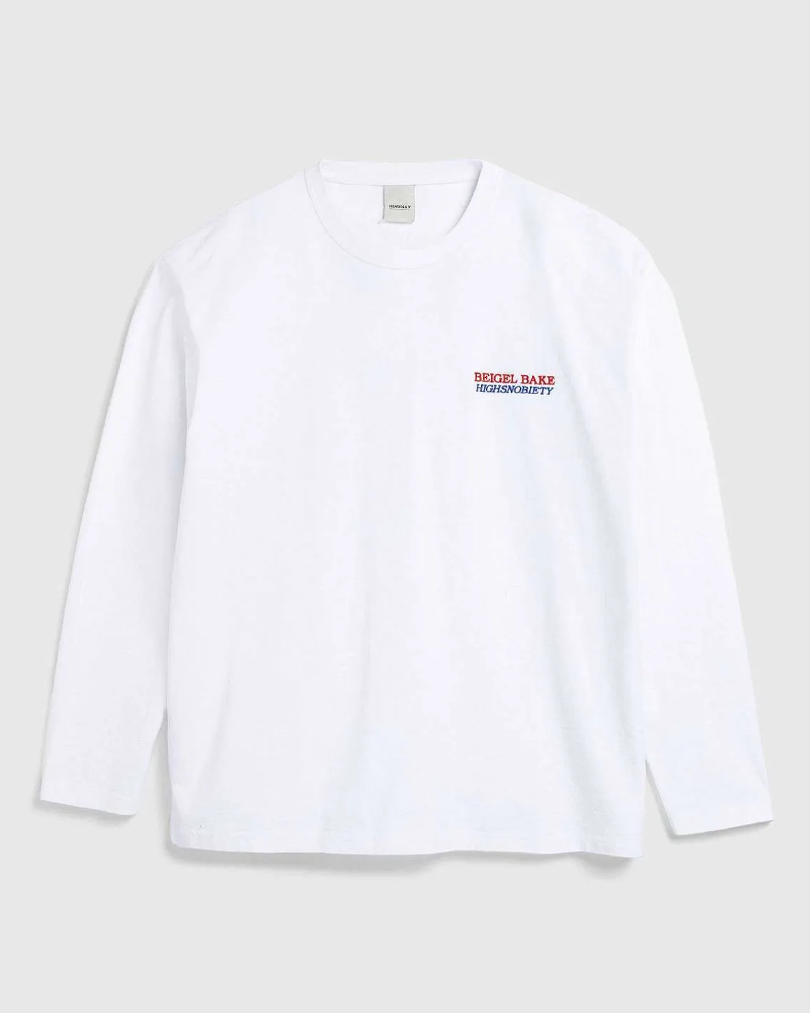 Akvarel Langaermet T-Shirt Hvid