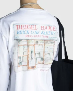 Akvarel Langaermet T-Shirt Hvid