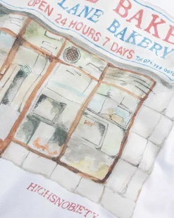 Akvarel Langaermet T-Shirt Hvid
