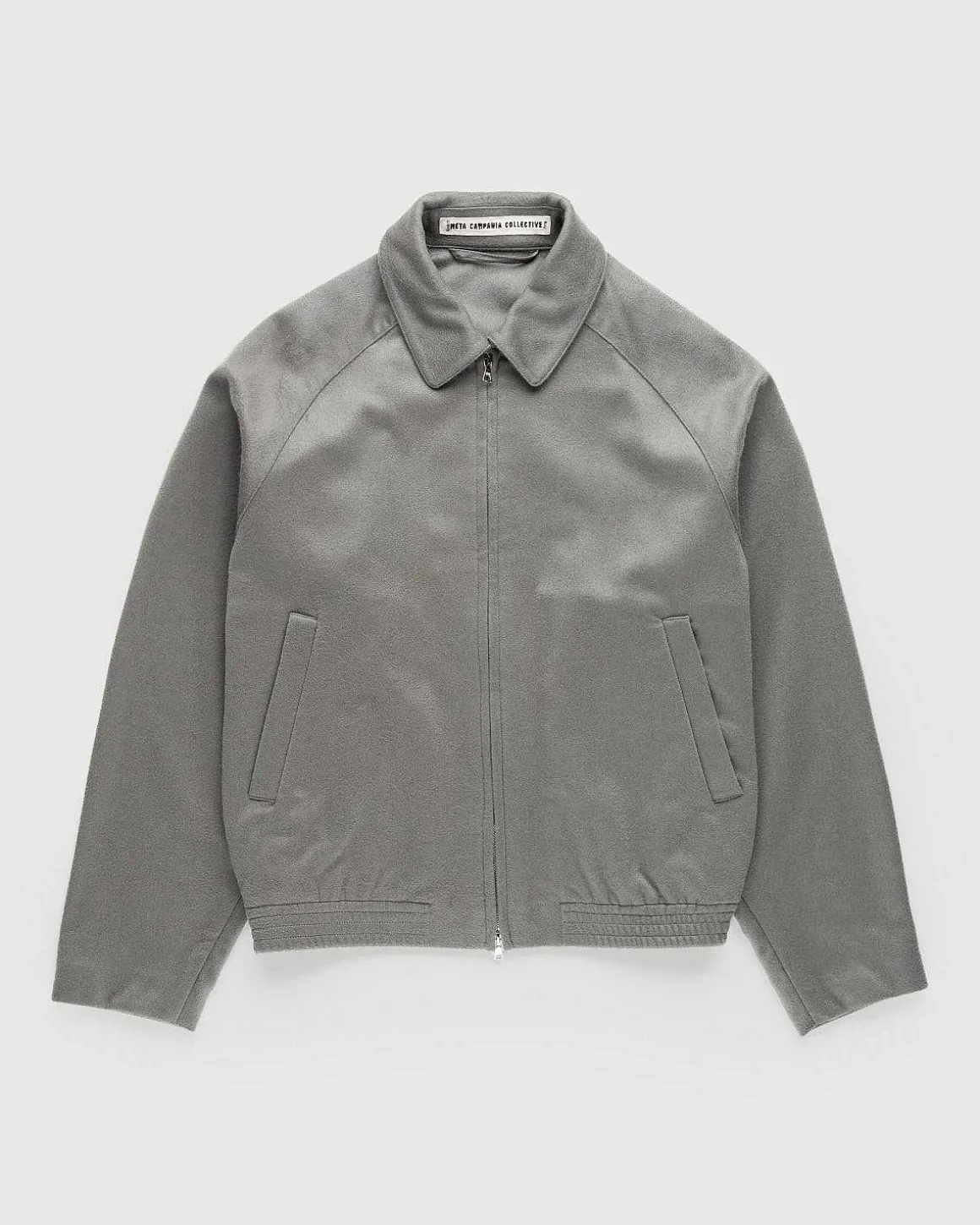 Alain Cashmere Blouson Weimaraner Gra