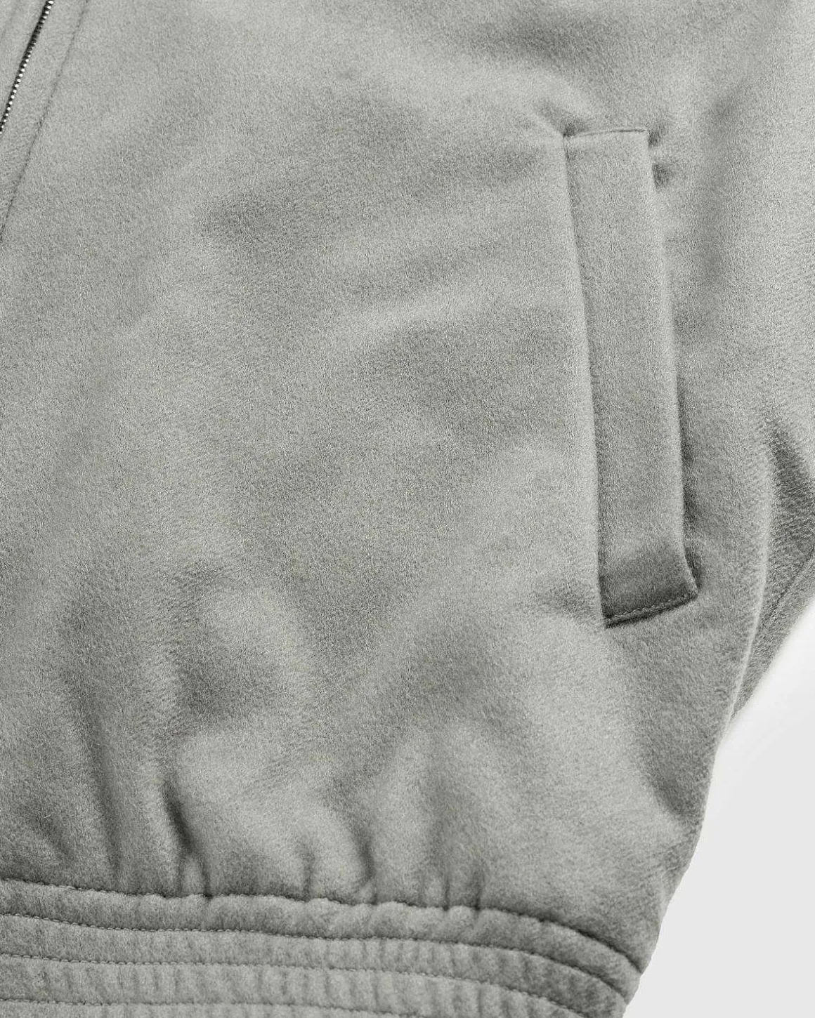 Alain Cashmere Blouson Weimaraner Gra