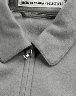 Alain Cashmere Blouson Weimaraner Gra