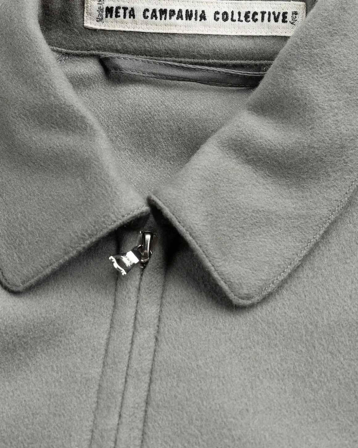 Alain Cashmere Blouson Weimaraner Gra