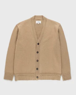 Albue Patch Cardigan Beige