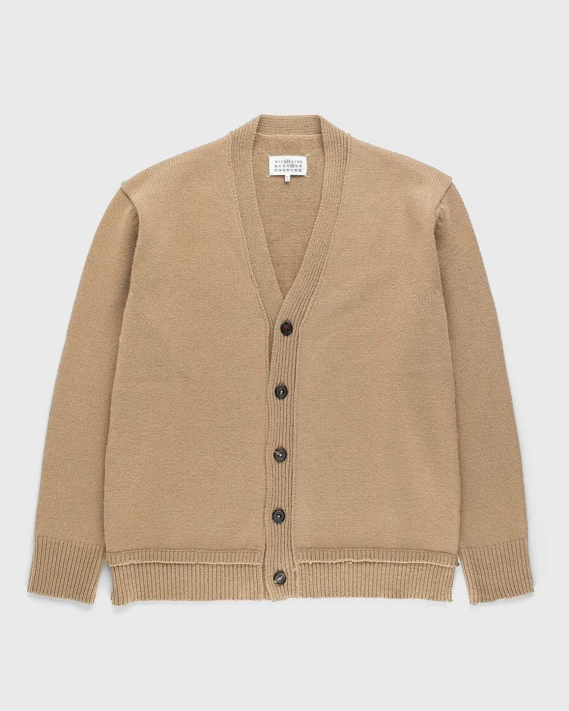 Albue Patch Cardigan Beige