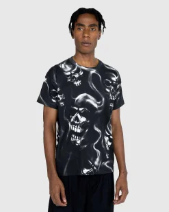 Alko Airbrush Skull T-Shirt Sort