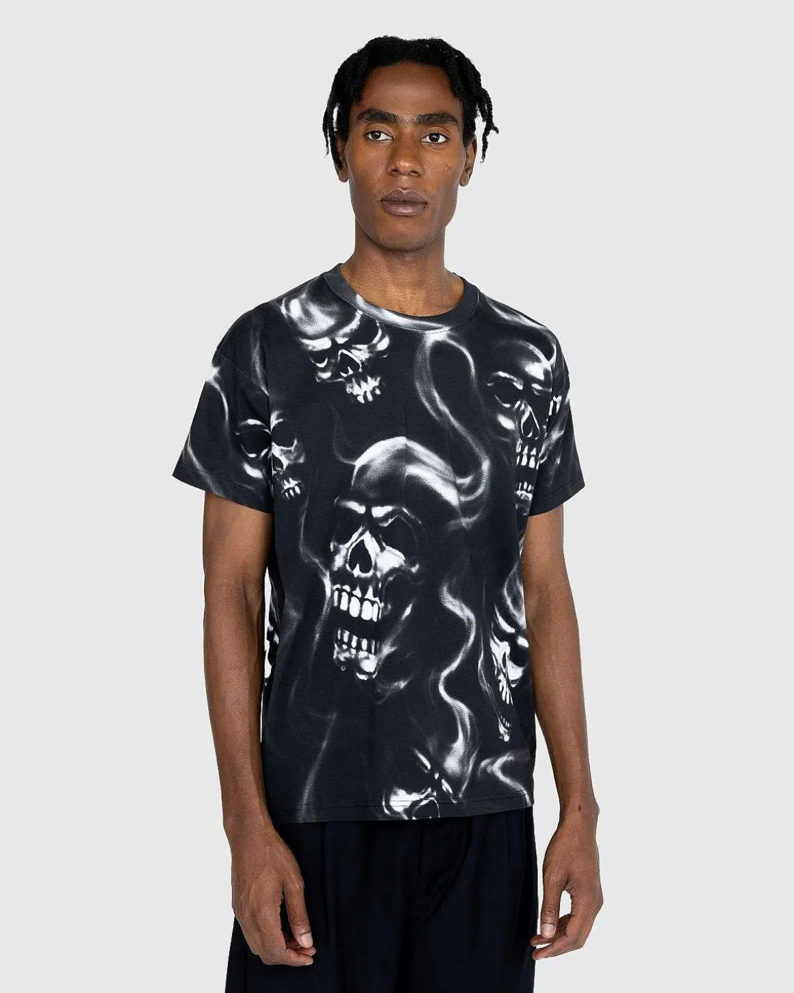 Alko Airbrush Skull T-Shirt Sort