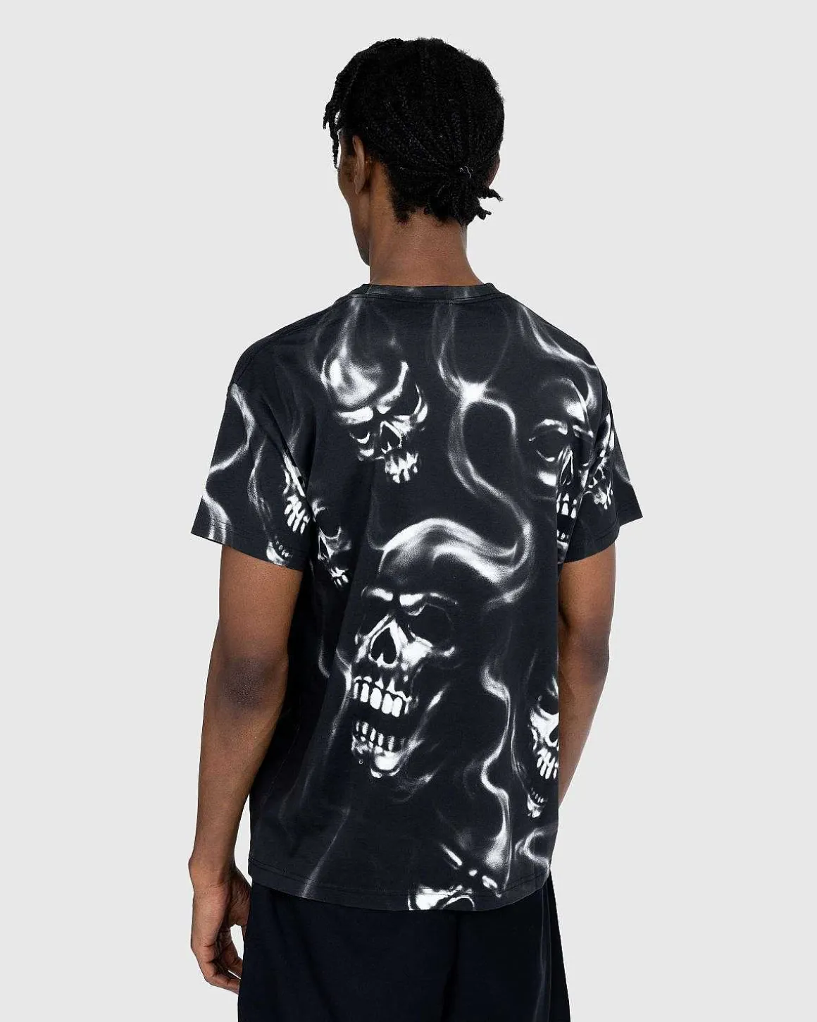 Alko Airbrush Skull T-Shirt Sort