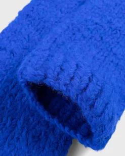 Alpaca Blend Sleeve Torklaede Deep Blue