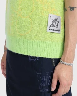 Alpaca Fuzzy Sweater Vest Gron