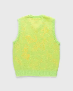 Alpaca Fuzzy Sweater Vest Gron