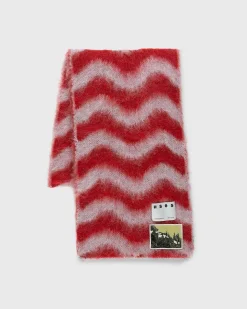 Alpaca Fuzzy Torklaede Pink/Rod