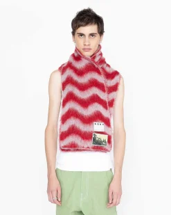 Alpaca Fuzzy Torklaede Pink/Rod