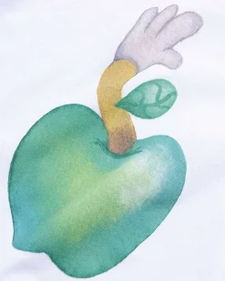Apple Baby Tee Hvid