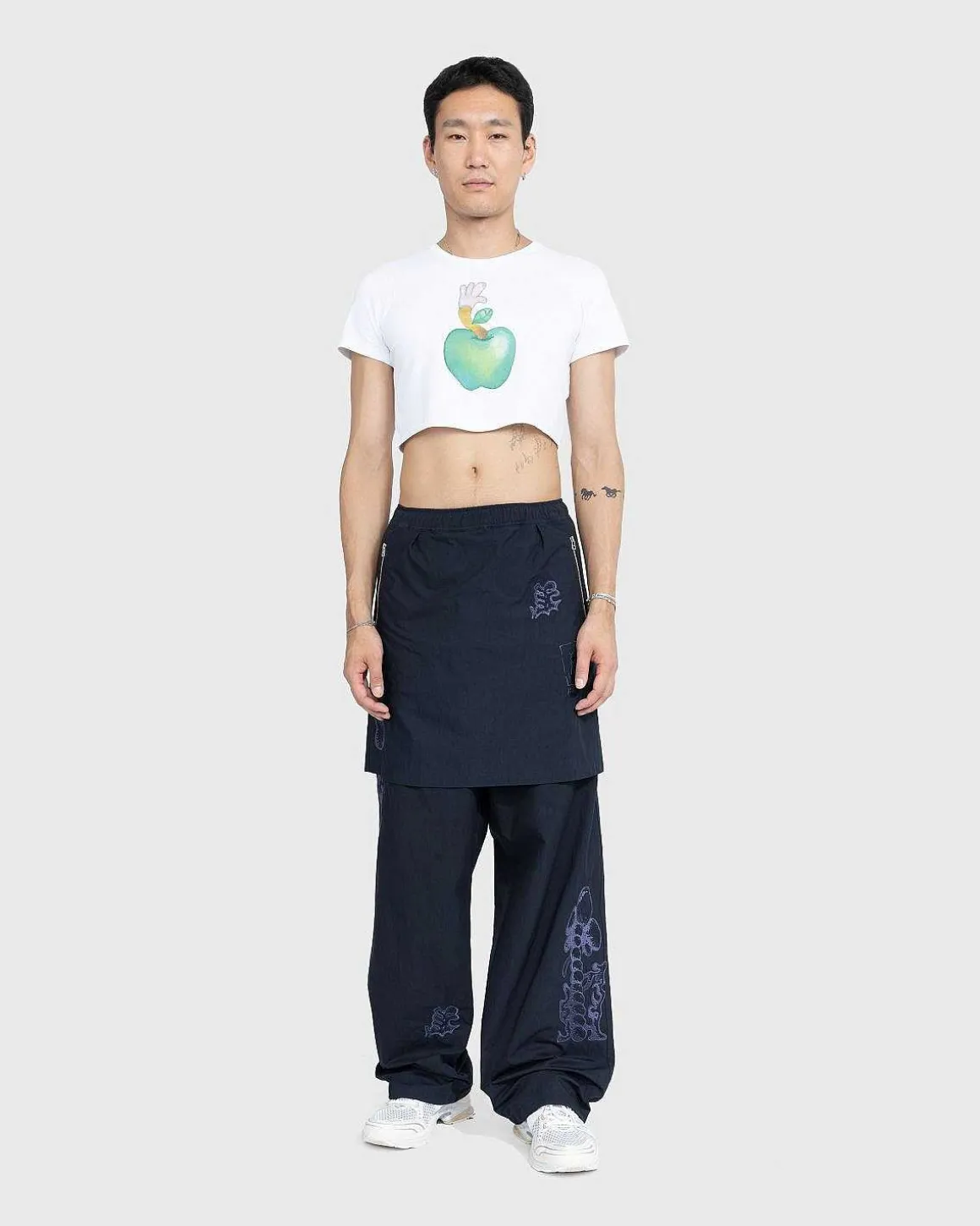 Apple Baby Tee Hvid