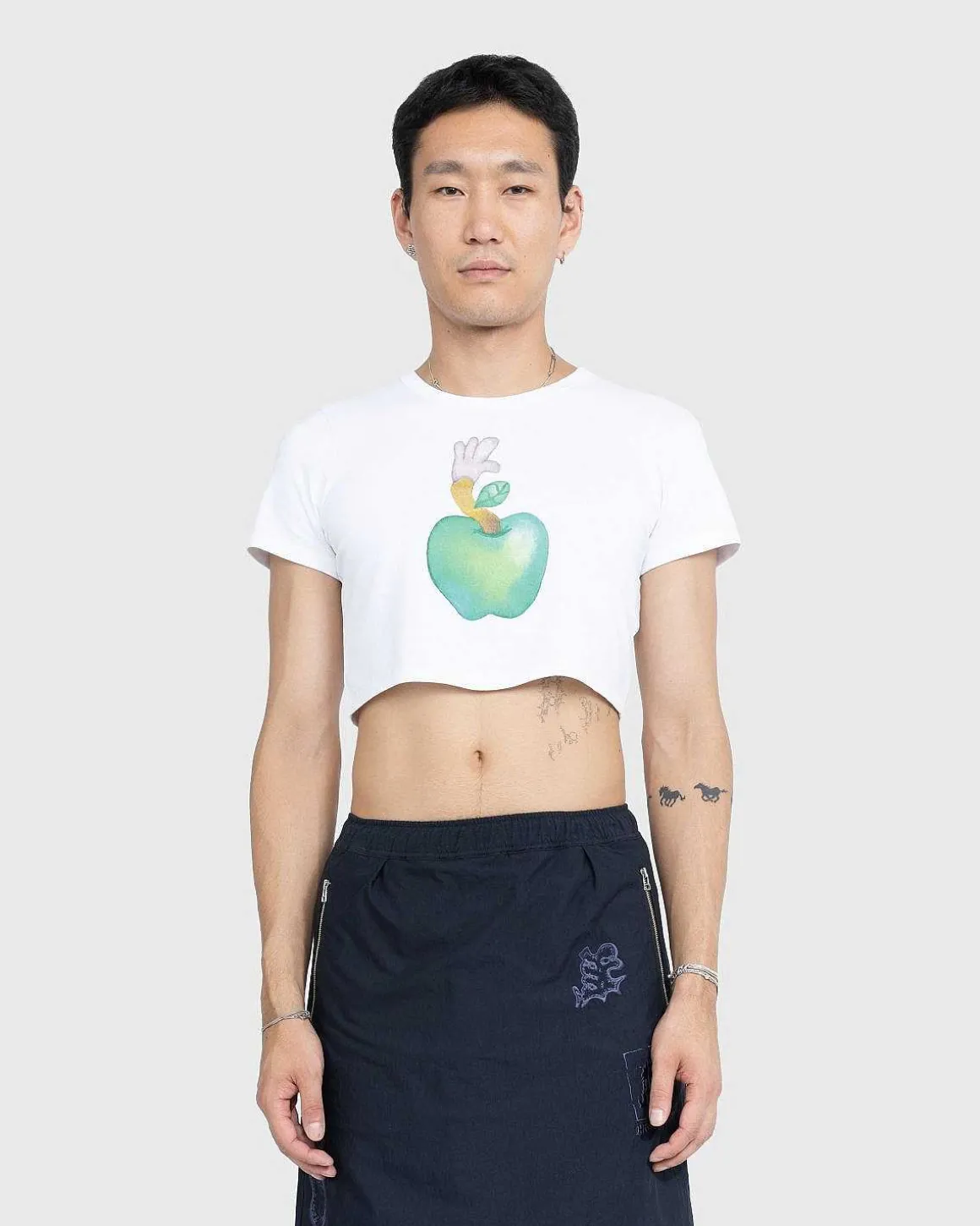 Apple Baby Tee Hvid