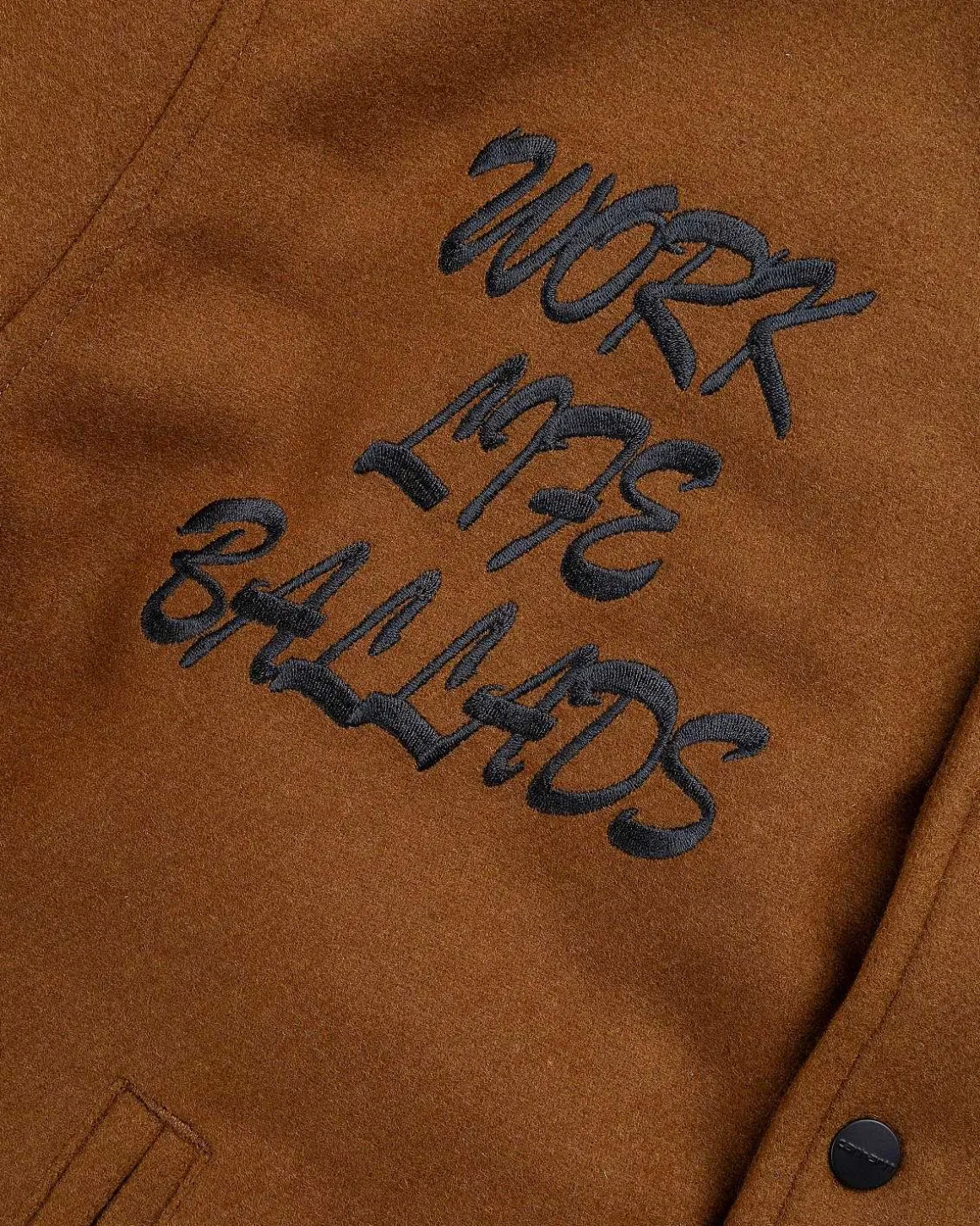Arbejde Varsity Bomber Deep Hamilton Brown