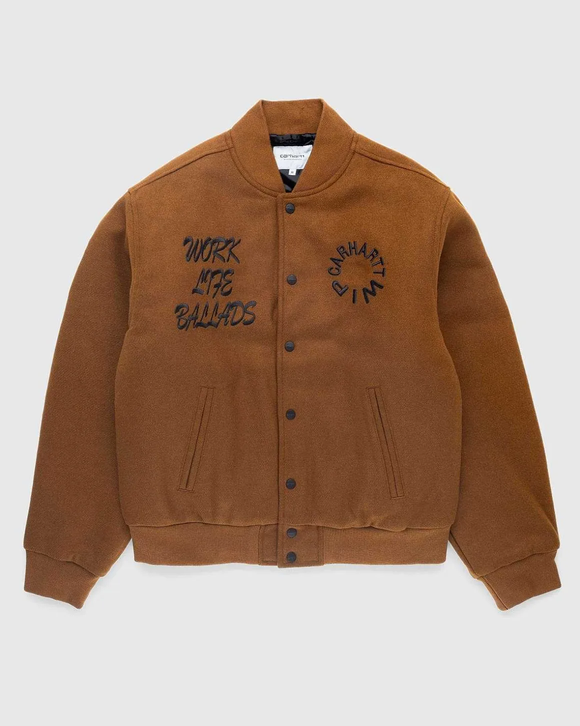 Arbejde Varsity Bomber Deep Hamilton Brown