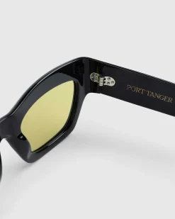 Ayreen Black Acetate/Varm Oliven