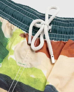 Badeshorts Med Tryk Chambray