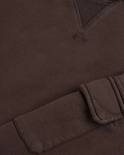 Basic Pigment Dye Pocket Crewneck Sweater Delicioso
