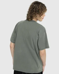 Basic Vaskede Lomme T-Shirt Beetle