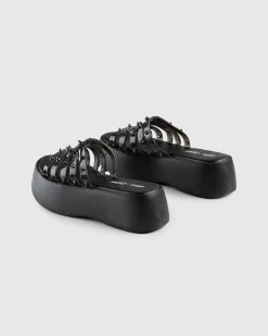Becky Punk Love Mule Black