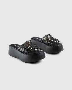 Becky Punk Love Mule Black
