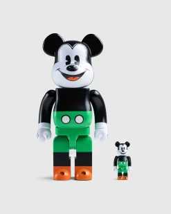Be@Rbrick Mickey Mouse 1930S Plakat 100% & 400% Saet Sort