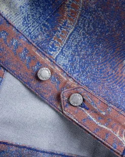 Bolget Denimjakke Multi