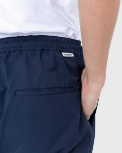 Bomuld Nylon Elastiske Bukser Navy