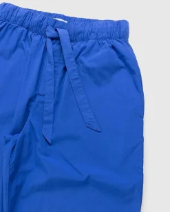 Bomuld Poplin Pyjamas Bukser Royal Blue