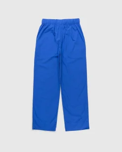 Bomuld Poplin Pyjamas Bukser Royal Blue