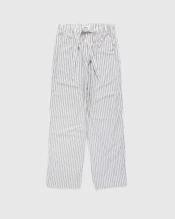 Bomuld Poplin Pyjamas Bukser Hopper Stripes
