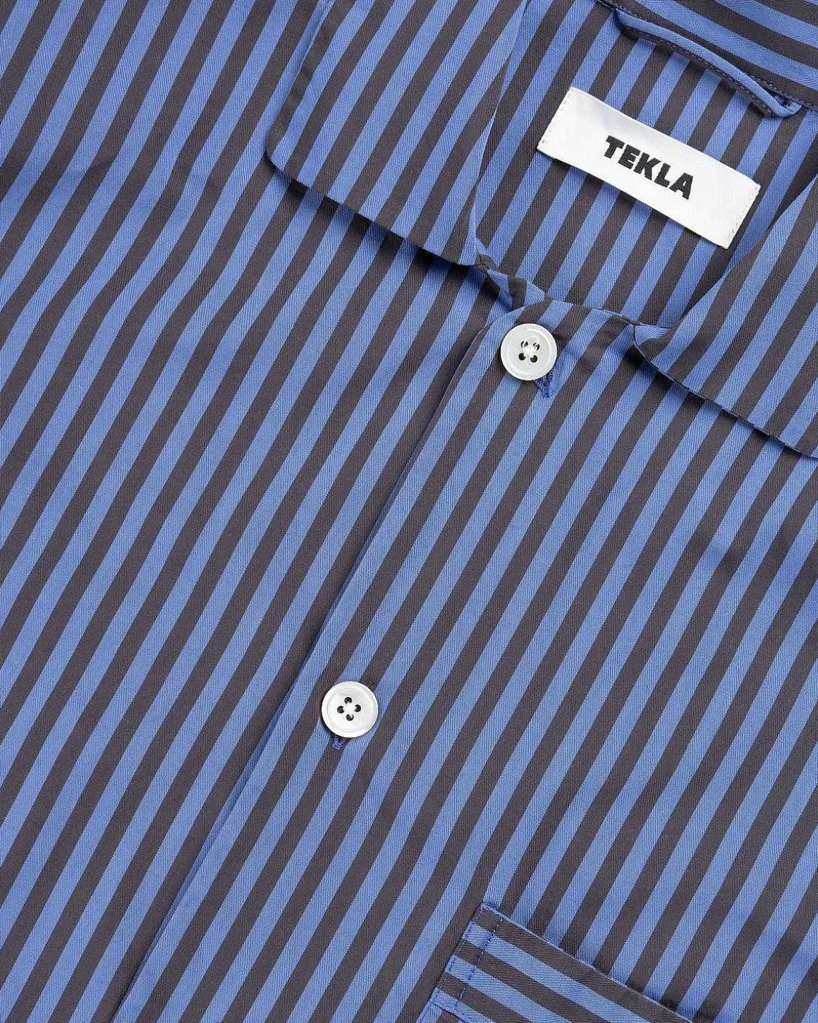 Bomuld Poplin Pyjamas Skjorte Verneuil Stripes