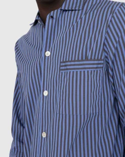 Bomuld Poplin Pyjamas Skjorte Verneuil Stripes