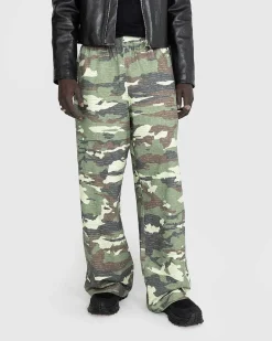 Bomuldsjersey Loungebukser Khaki Gron