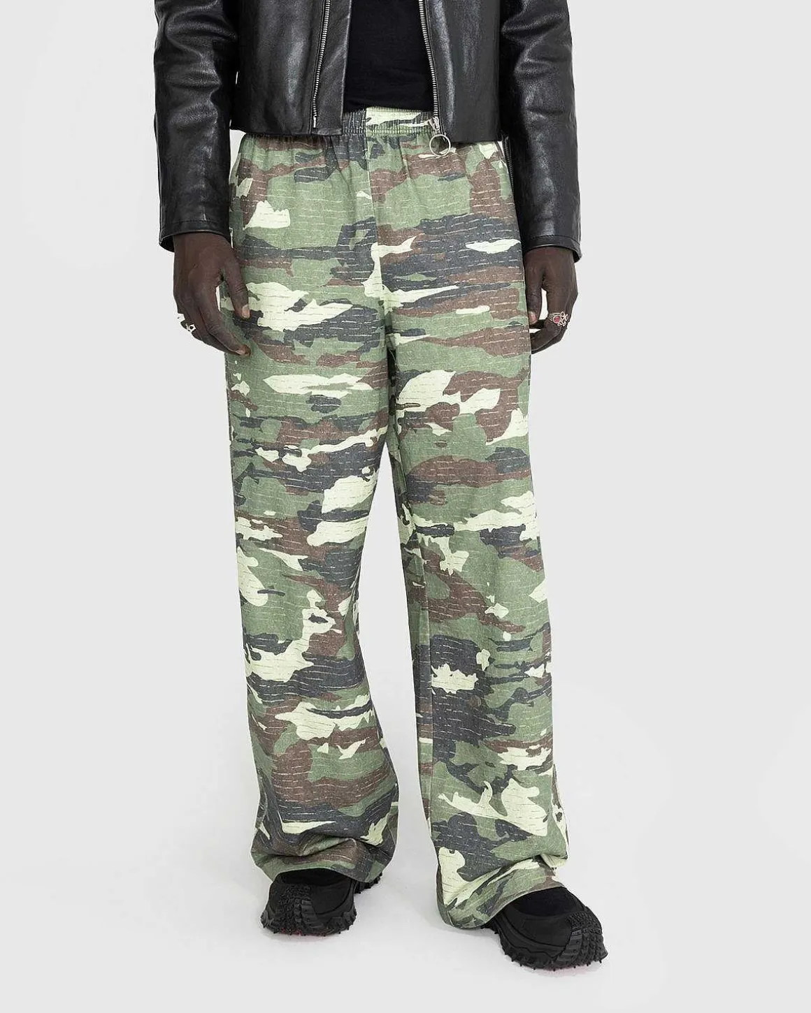 Bomuldsjersey Loungebukser Khaki Gron
