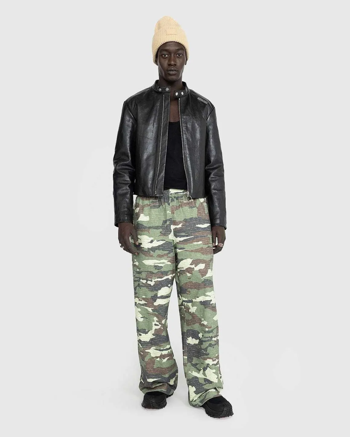 Bomuldsjersey Loungebukser Khaki Gron