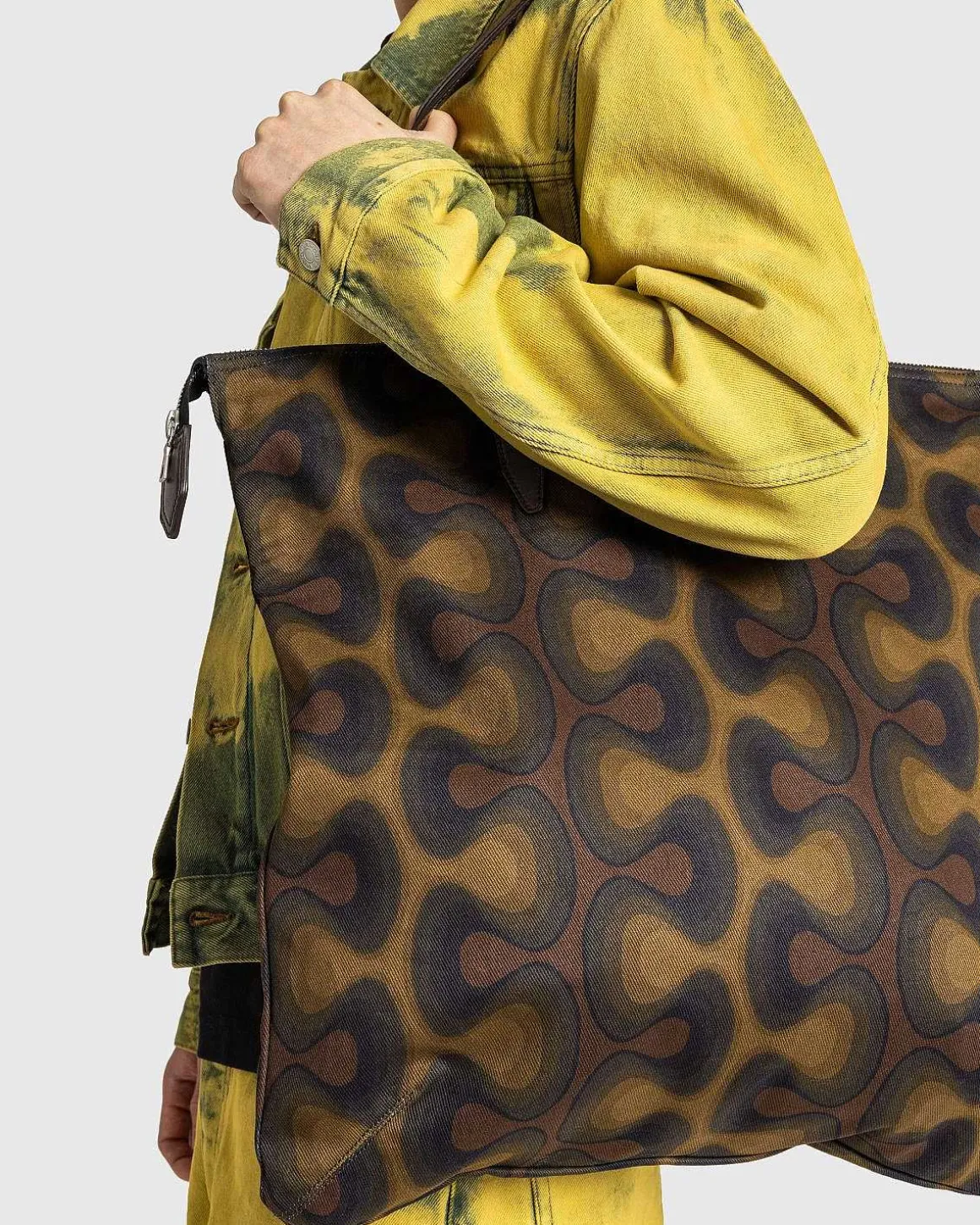 Bomuldsstoftaske Khaki
