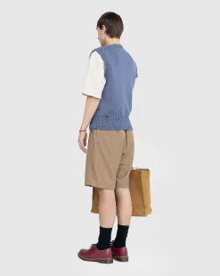 Bomuld V-Hals Vest Stal