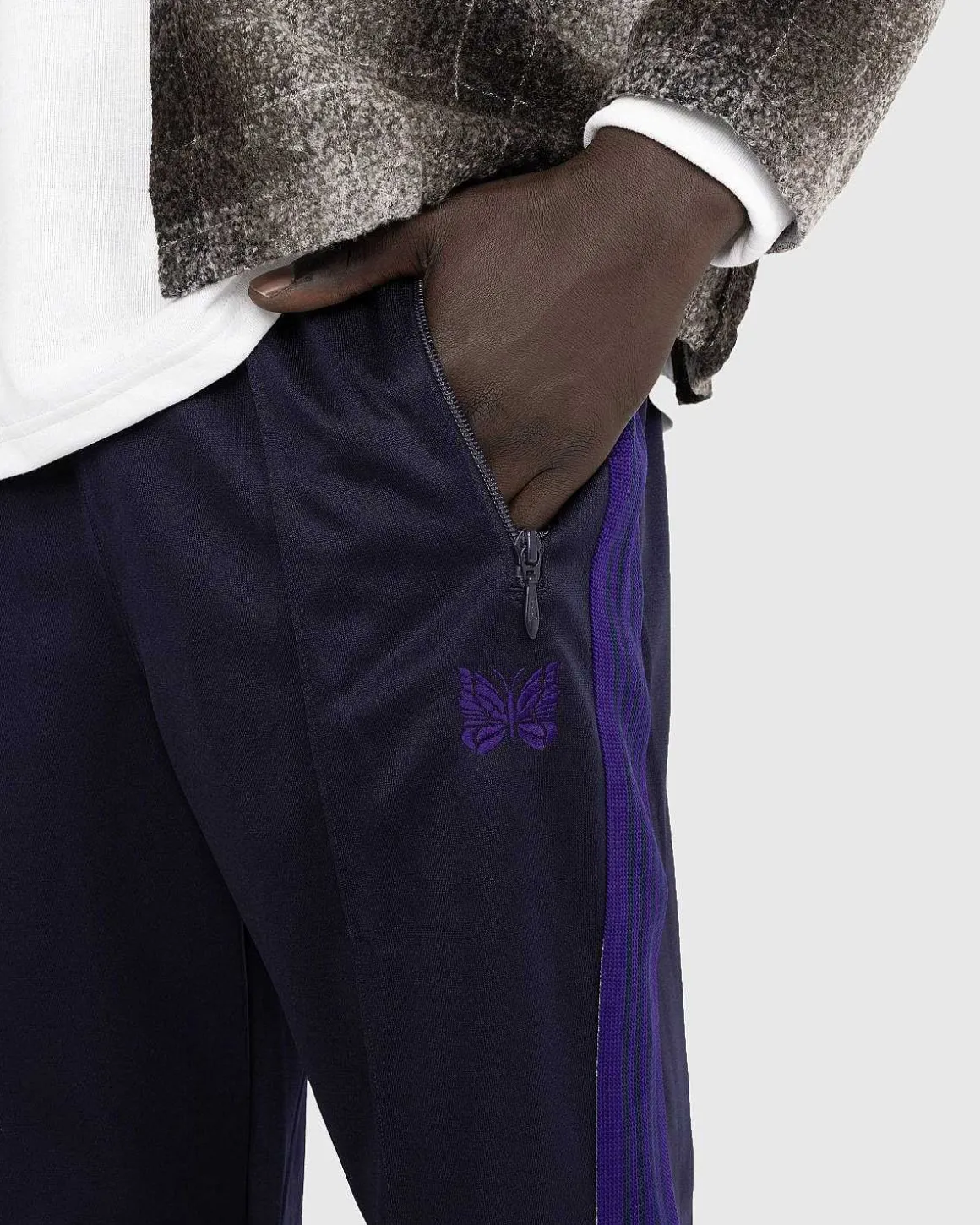 Boot-Cut Track Pant - Poly Glat