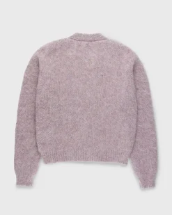 Borstet Alpaca Cardigan Pale Rose