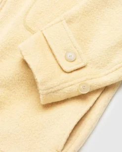 Borstet Suri Alpaca Mohair Blouson Gul