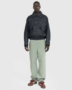 Boxy Blouson Midnight Green